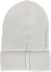 Men Women Plain Color Rib Knitted Beanie Winter Hat Warm Stretchable