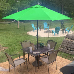 Umbrella Replacement Canopy with 6 Ribs Outdoor Patio Replacement Canopy Cover 6.6ft 8.9ft 9.8ft Umbrella Replacement Top for Garden Market (Canopy Only)