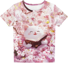 Girls Short Sleeve T Shirts for Kids 2-3 Summer Casual Tops Henley Shirts for Girls Aged 2-12