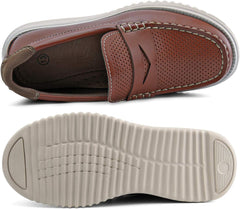 starmerx Boys Loafers Kids Casual Slip On School Shoes Girls Moccasin