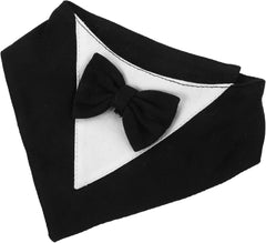 Dog Bandanas Bow Decor Stylish Polyester Pet Scarf for Dogs Triangular Bib for Birthdays and Special Occasions