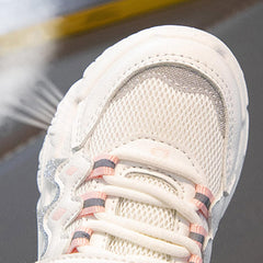 Toddler/Little Kid Running/Walking Shoes Boys Girls Thick Soft Sole Mesh Breathable Comfortable Sports Sneakers