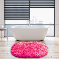 Bathroom Rug 27x18 Inch,Non-Slip Shaggy Microfiber Washable Extra Soft Thick Absorbent Bath Rug Plush Quick Dry Machine Wash Dry Bathroom Rug Sets for Shower Bathroom Floor Kitchen Tub