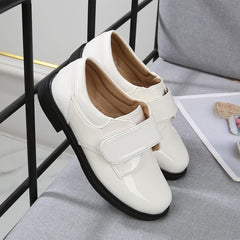 Fashion Summer And Autumn Boys Leather Shoes Boots Thick Soled Student Dress Shoes Performance Youth Boys Boots Size 8