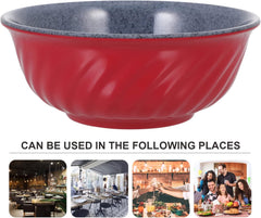 1pc Faux Ceramic Bowl for Instant Noodles Rice Salad and Versatile Dinnerware for Home and Events for Soups Pasta and Snacks