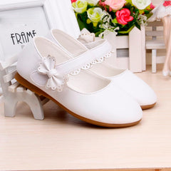Girls Dress Shoes Toddler Flower Girl Little Kids Mary Jane Ballet Flats Bow Wedding School Party Communion Shoes
