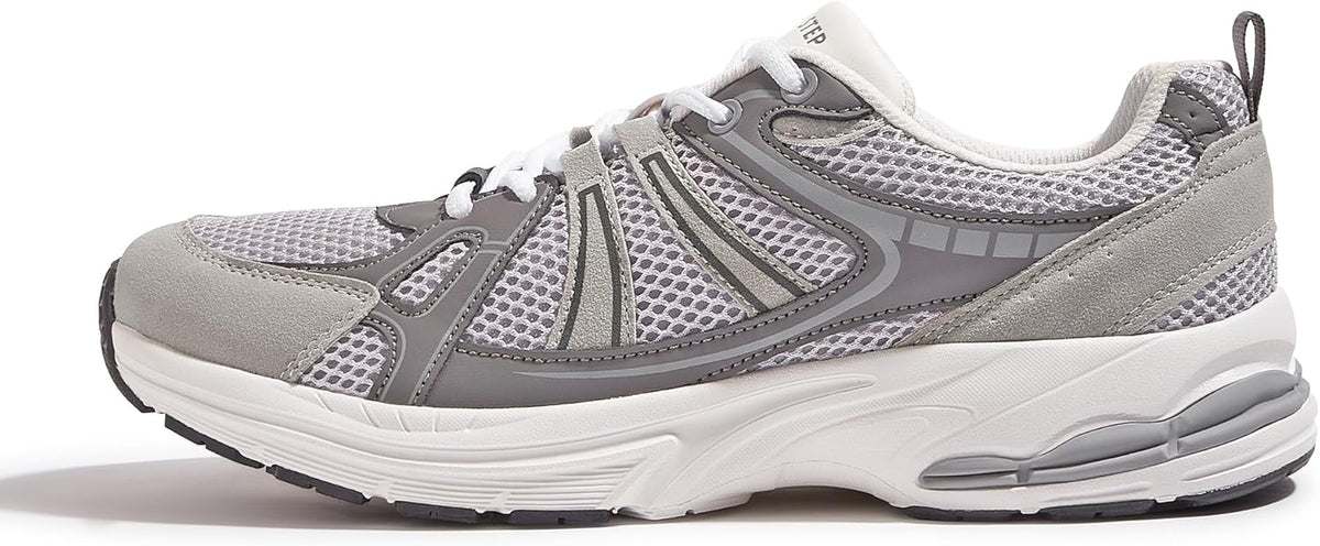 LUCKY STEP Men's Mesh Breathable Fashion Sneakers Non Slip Comfortable Running Shoes Lightweight Casual Workout Tennis Shoes