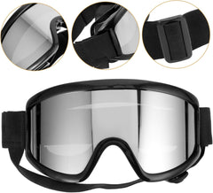 HANABASS Dog Sunglasses for Breeds Uv for Dogs Cats Windproof Eyewear for Outdoor Activities Stylish Pet Glasses Silver