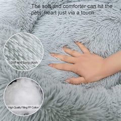 XJHKG Cat Dog Bed Warm Sleeping Cat Dog Mat Dog Basket Pet Cushion Portable Cat House (Color : Green, Size : 40CM)