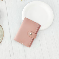 Credit Card Wallet for Woemn Man, Leather Business Card Holder Wallet(Blue)