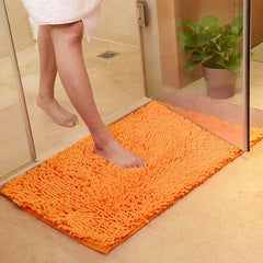 Pink Bathroom Rugs 2024 New 27x18 Inch Non-Slip Shaggy Washable Microfiber Extra Soft Thick Absorbent Cute Bath Mat Plush Quick Dry Machine Wash Dry Bath Rug for Tub Bathroom Floor Kitchen Shower