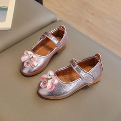 Fashion Summer Children Sandals Girls Casual Shoes Flat Bottom Lightweight Rhinestone Crystal (Silver, 6.5 Toddler)