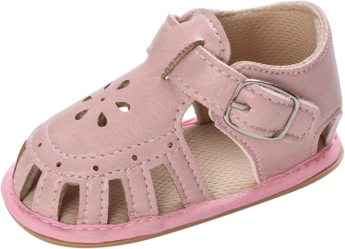 Dress Shoes Girls Spring and Summer Children Baby Toddler Shoes Boys and Girls Sandals Flat Bottom Girls Jelly Shoes