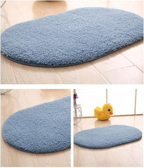 Bathroom Rug 27x18 Inch,Extra Soft Non-Slip Shaggy Absorbent Thick Microfiber Washable Bath Rugs Quick Dry Plush Machine Wash Dry Bathroom Rug Set for Shower Kitchen Tub Bathroom Floor