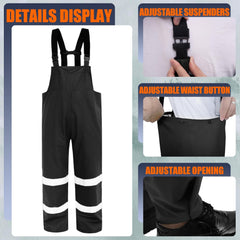 RainRider Rain Suits for Men Waterproof Rain Jacket Coat Pants Heavy Duty Women Fishing Rain Gear Workwear