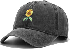 XYIYI Vintage Washed Distressed Baseball Cap Adjustable Cotton Dad Hat for Women Men