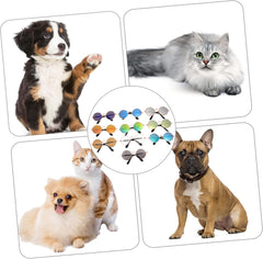 Fashionable Dog Puppy Cat Sunglasses 10pcs Pet Glasses Comfortable Photo Props for Dogs