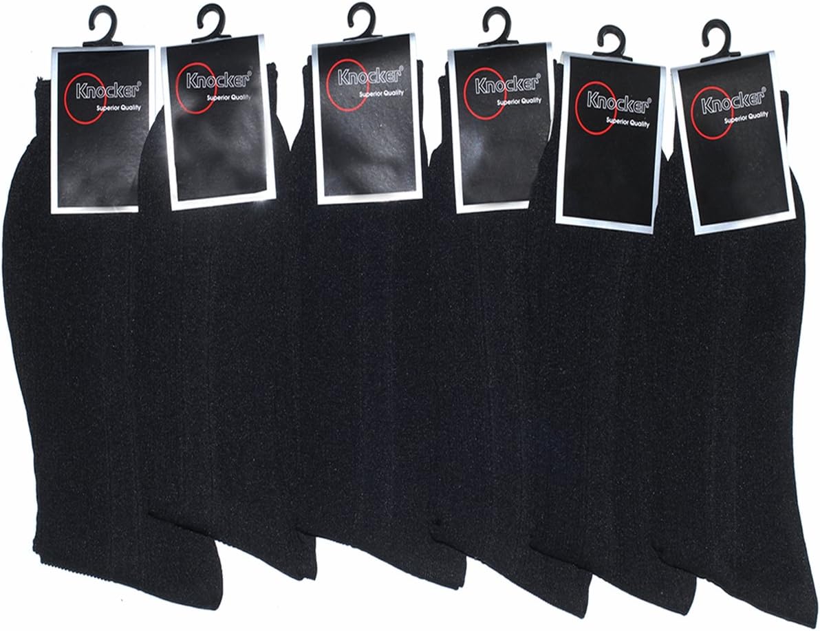 Men's 6-Pack Designed Liner Fashion Dress Socks, Size 9-11