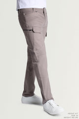 X RAY Men's Stretch Cargo Pants, Casual Flex Hiking Multi-Pocket Tactical Work Slim Fit Cargo Pants for Men