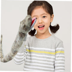 Interactive Plush Snake Hand Puppet Soft Stuffed Animal for Storytelling Role Play Educational Plaything with Wear-Resistant Material and Design