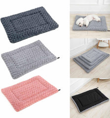 Pet Dogs Bed Pad Double Sided Bed Mat for Dogs Cats Comfortable Pet Sleeping Mat Hanging Lanyard Machine Washable