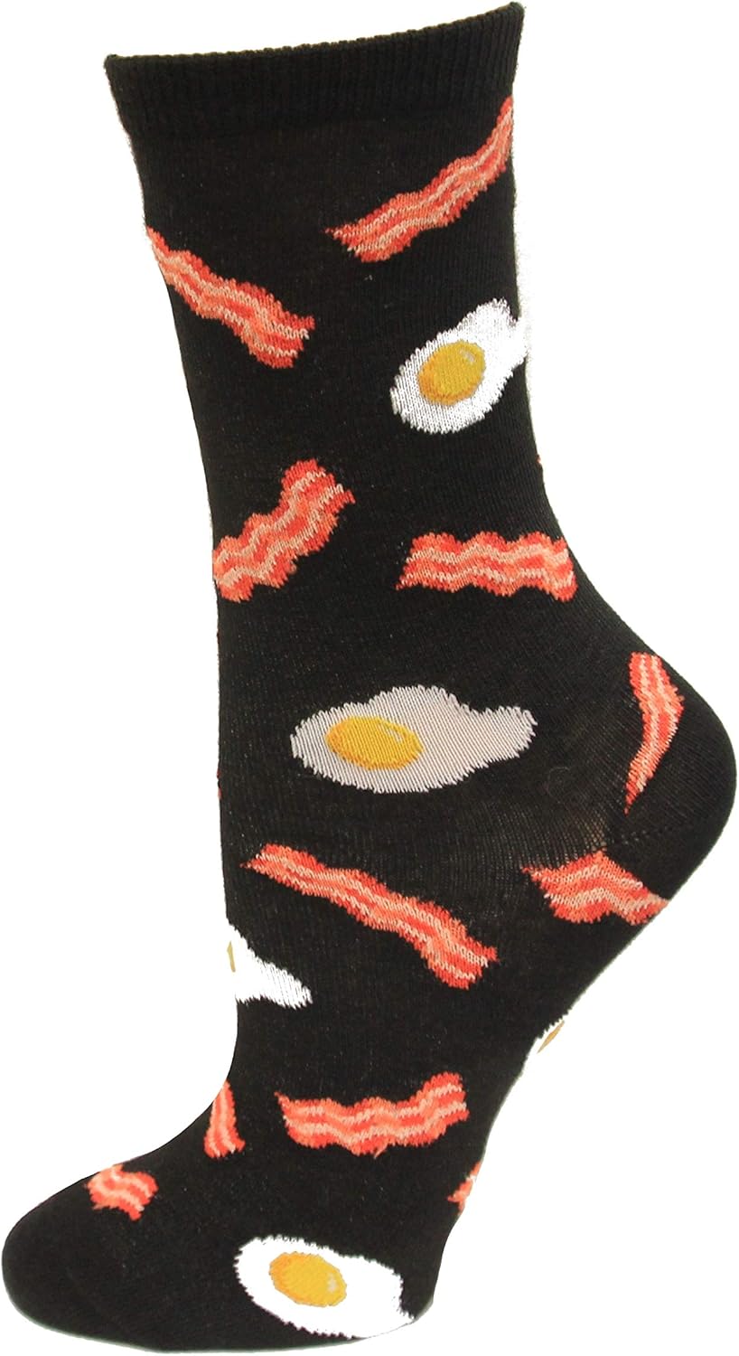 Hot Sox Boys' Fun Conversation Starter Crew Socks - 1 Pair Pack - Cool Casual Novelty Socks for Kids