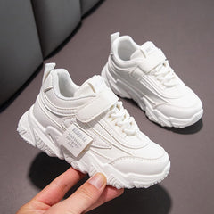 Kids Fashion Sneakers Toddler Girls Lace-up Tennis Casual Colorful Lightweight Breathable Walking Running Shoes