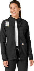 Carhartt Scrubs C81023 Women's Rugged Flex® Modern Fit Bonded Fleece Ja