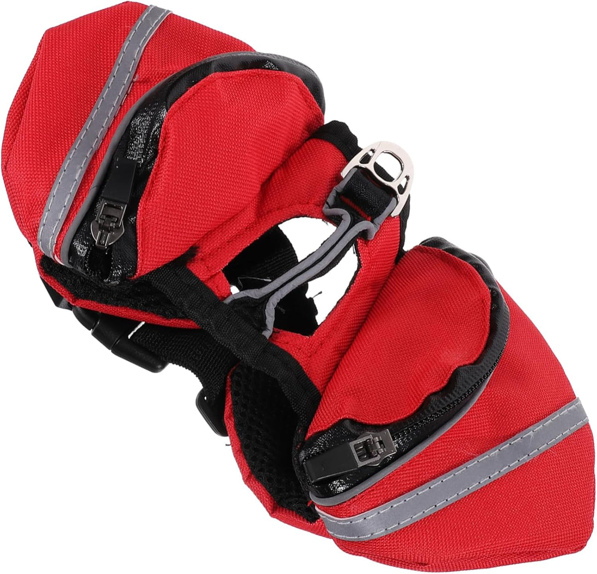 SUPVOX Pet Dog Backpack for Travel and Hiking Breathable Outdoor Rucksack Leash Hook and Safety Band Portable Xs Dog Saddlebag Red