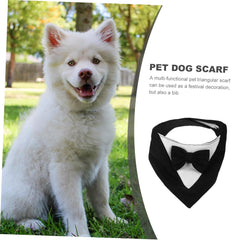 BESPORTBLE Dog Scarf for Large Dogs Polyester Washable Bandanas Fashionable Bow Tie Comfortable Neckwear for Photography Sessions