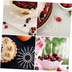 PRETYZOOM 200 Pcs Mini Forks Disposable Appetizer Forks for Fruits Cocktails Smooth Safe Picks for Parties Charcuterie Supplies Engaging Heart Shaped Design