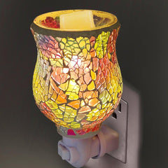 Hemoton 2 Pcs Melting Wax Night Light Fragrance Lamp Electric Aroma Essential Oil Burners Plug-in Essential Oil Light Elegant Fragrance Lamp Practical Fragrance Wax Lamp Grace Candle Glass