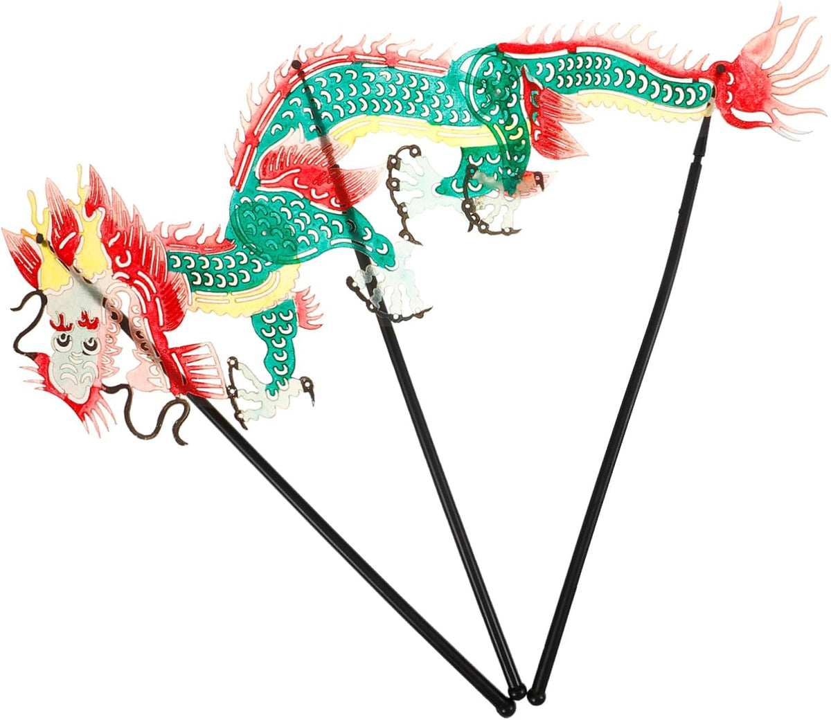 Handmade Chinese Shadow Toy Traditional Shadow Puppets for Boys and Girls for Family and Early Education Unique Chinese Cultural Design Random Style