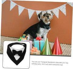 Pet Dog Triangular Bandana Bib for Dogs Scarf Stylish and Practical for Parties and Everyday Use
