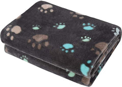 Pet Dog Bed Cover Warm Blanket Printed Fleece Blanket for Cats Dog Small Animal Cage Bedding Blanket Throw Cushion