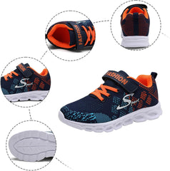 IWIHMIV Toddler Boy Sneakers Toddler Walking Shoes Girls Sneakers Kids Shoes Unisex Breathable Athletic Running Shoes for Toddler
