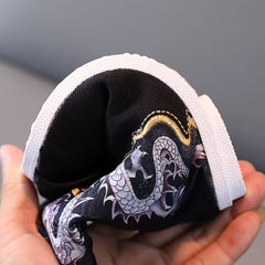 Toddler Pattern Cotton Boots for Boys Cloth Shoes Children Embroidered Shoes Boys Shoes Boots Chinese New Year Shoes