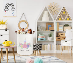 Kids Laundry Basket Farm Hamper for Nursery Boy and Girl Cute Kids Toys Storage Bin Organizer Room Decor for Home(Farm)