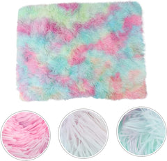 Pet Heating Pad Long Plush Pet Blanket Dog Bed for Cats Puppy Sleep Mat Fleece Dog Blanket Warm