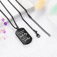 abooxiu Cremation Jewelry for Ashes Urn Necklace for Ashes Memorial Dog Ashes Necklace Cremation Necklace Pet Keepsake Necklace Pawprint Ashes Holde Necklace