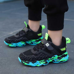 Soldier Boys Boys Shoes Kids Running Lightweight Breathable Sport Sneakers Toddle & Little Kid Girls Jelly Shoes