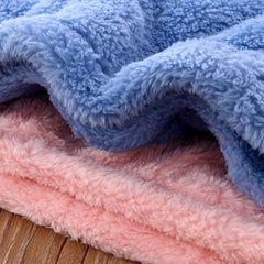 Kids Boys Girls Winter Fleece 𝐏ajamas Outfits Long Sleeve Cartoon Prints Tops Pants 2PCS 𝐬leepwear Set