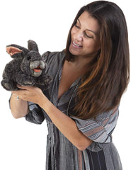 Folkmanis Gray Bunny Rabbit Hand Puppet, 1 ea