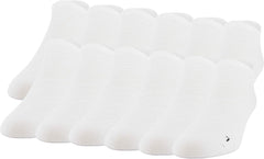 Gildan Men's Flat Knit No Show Socks with Tab Back