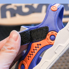 Kids Slippers Size 2 Summer Boys Sandals Baby Shoes Kids Flat Child Beach Shoes Sports Soft Non Toddler Sandal Slides