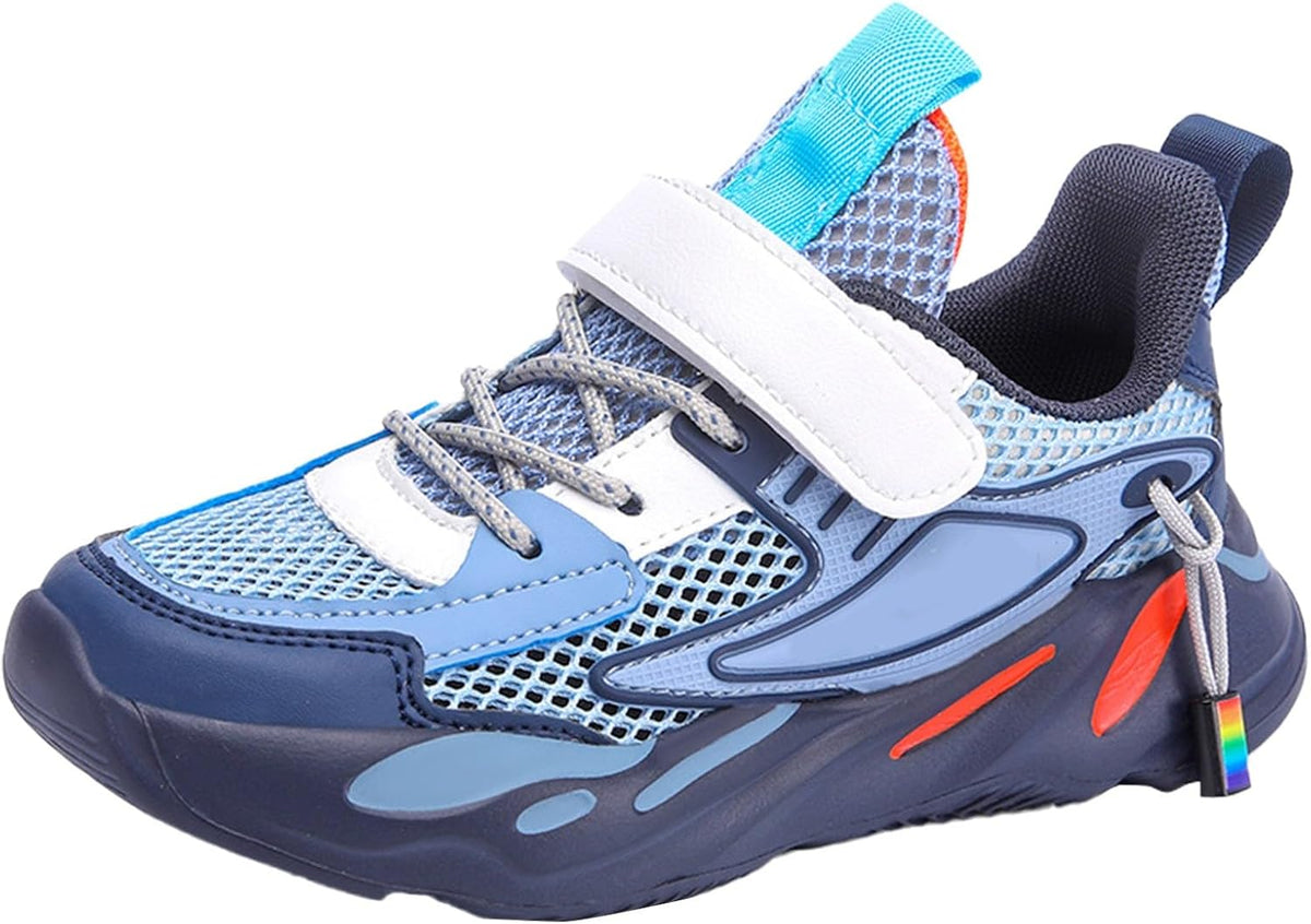 IWIHMIV Boys Sneakers Toddler Walking Shoes Kids Sneakers Toddler Boy Tennis Shoes Non Slip Walking Shoes for Toddler