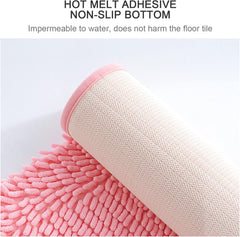 Bathroom Rugs 20x14 Inch,Microfiber Shaggy Extra Soft Thick Absorbent Non-Slip Washable Bath Rug Quick Dry Machine Wash Dry Plush Bathroom Rug Set for Tub Bathroom Floor Kitchen Shower