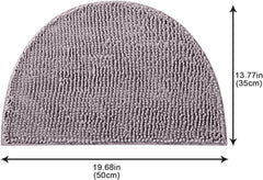 Bathroom Rugs 20"x14",Thick Washable Shaggy Absorbent Microfiber Extra Soft Non-Slip Bath Rug Machine Wash Dry Plush Quick Dry Bathroom Rug Set for Bathroom Floor Tub Shower Kitchen