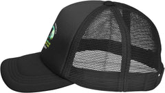 UFO Alien and Bigfoot Moon Mesh Baseball Cap Casual Trucker Hats Adjustable Hats Mesh Running Hat
