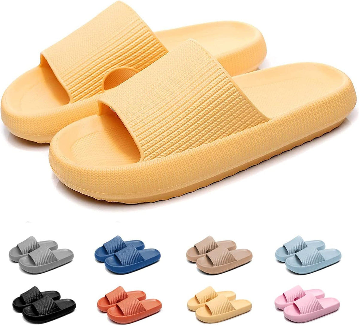 Cloud Slippers For Women and Men,Cloudies Slippers For Women,Summer Bathroom Slippers Soft cozy Quick Dry